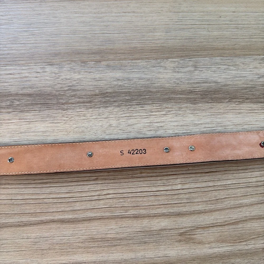 Black Croc-Embossed Western Belt with Silver Accents